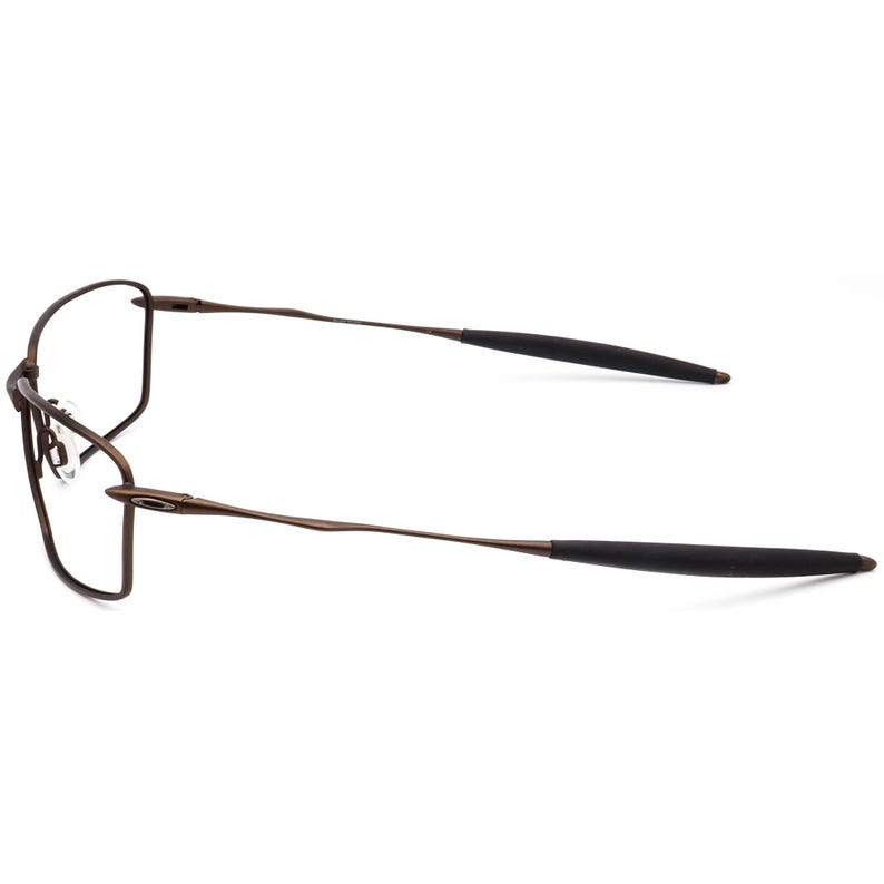 Oakley Men's Sunglasses Frame Only Square whisker Satin Brown Rectangular Metal 61 mm image 5