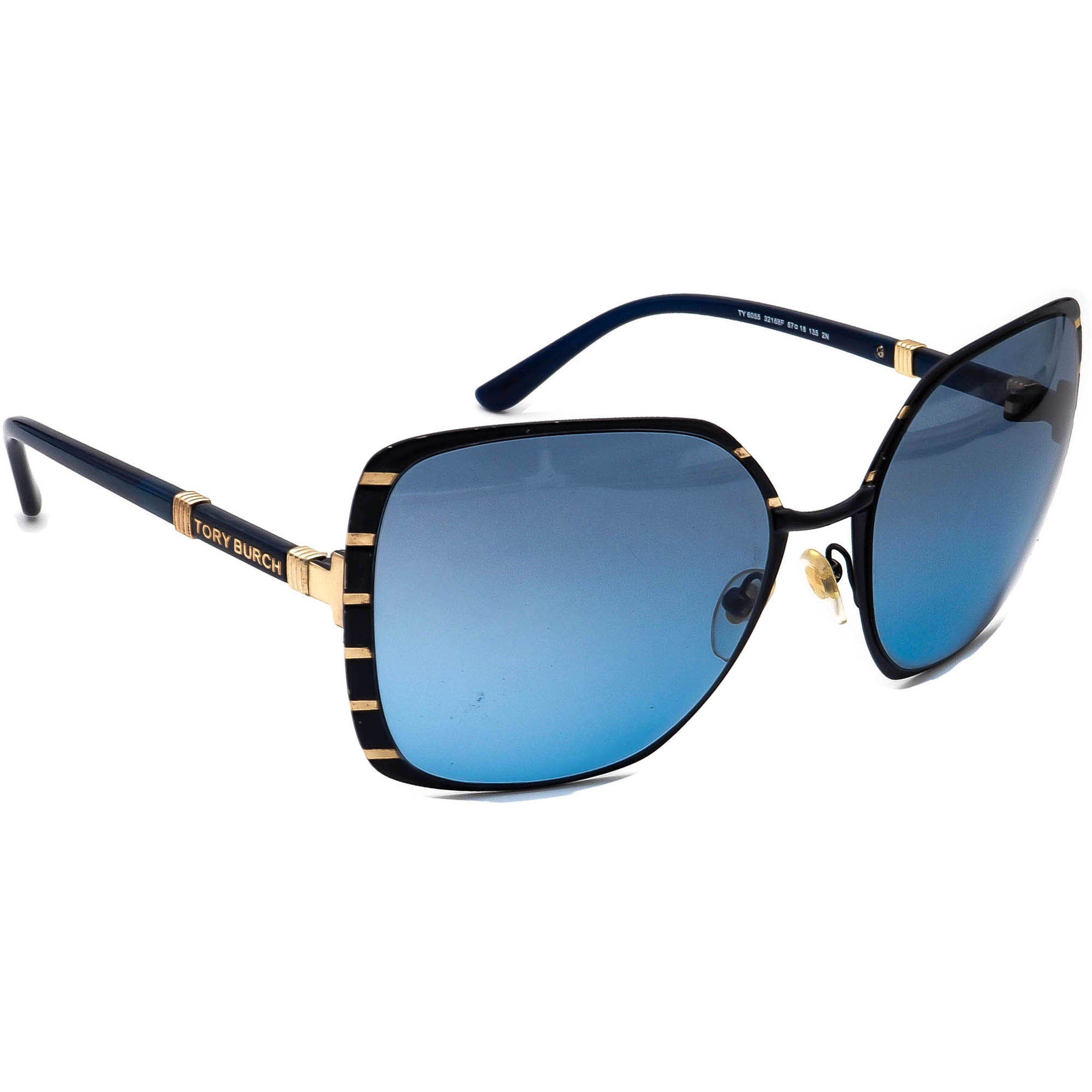 Tory Burch Women's Sunglasses TY 6055 32168F Blue/gold - Etsy India