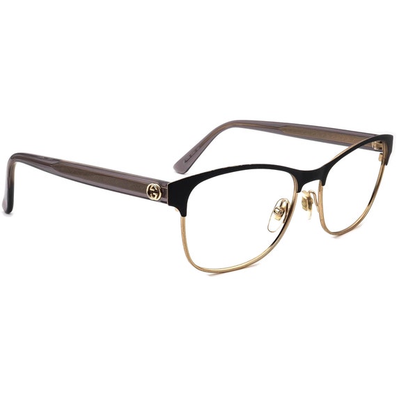Gucci Eyeglasses GG 4285 QXU Gray/Gold Browline F… - image 1