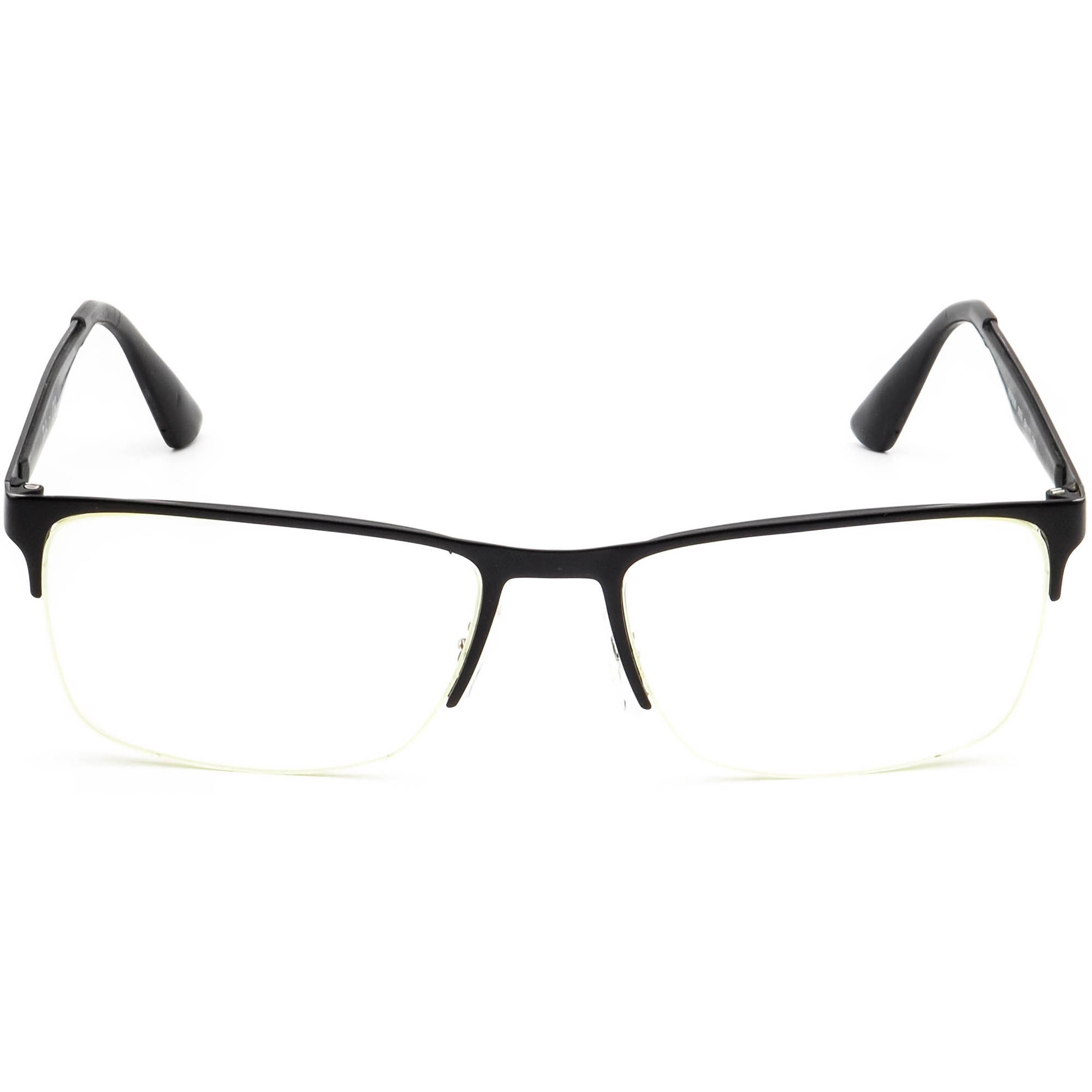 Ray-Ban Brillen RB 6335 2503 Zwart Half Rim Frame 56 17 145 Accessoires Zonnebrillen & Eyewear Brillen 