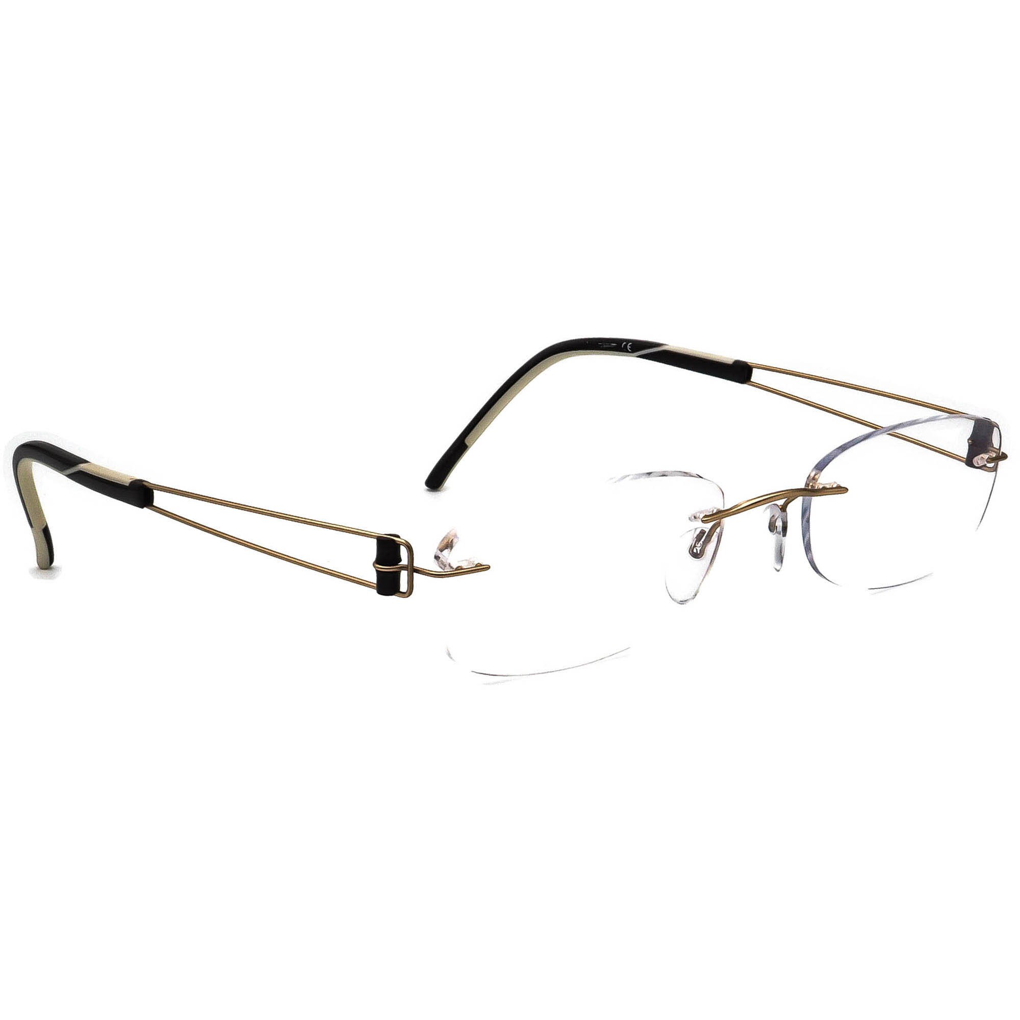 Silhouette Women's Eyeglasses 7759 20 6062 Gold Rimless Etsy