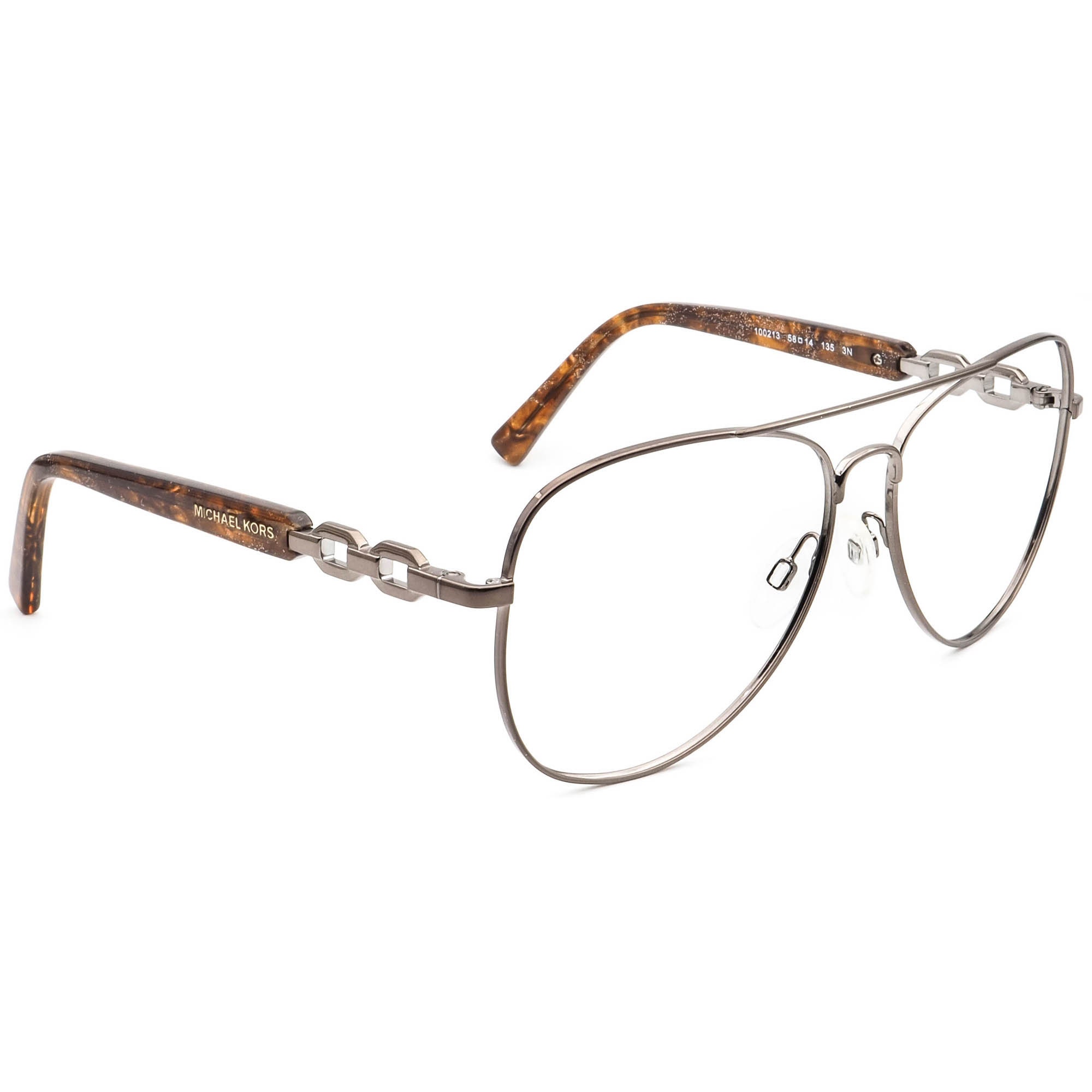 Michael Kors logoengraved rectangleframe Glasses  Farfetch