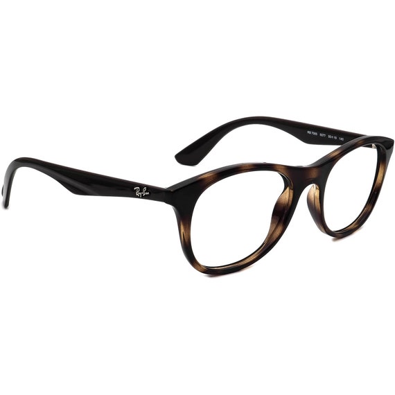 Ray-Ban Black Tortoiseshell Rectangular Y2K Eyeglasses Ray-ban Eyeglasses RB 5213 5003 Tortoise Rectangular Frame  main image 4