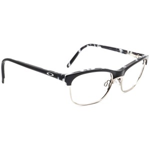 Oakley Eyeglasses OX1134-0352 Ponder Black&Silver Browline Frame 52[]16 132