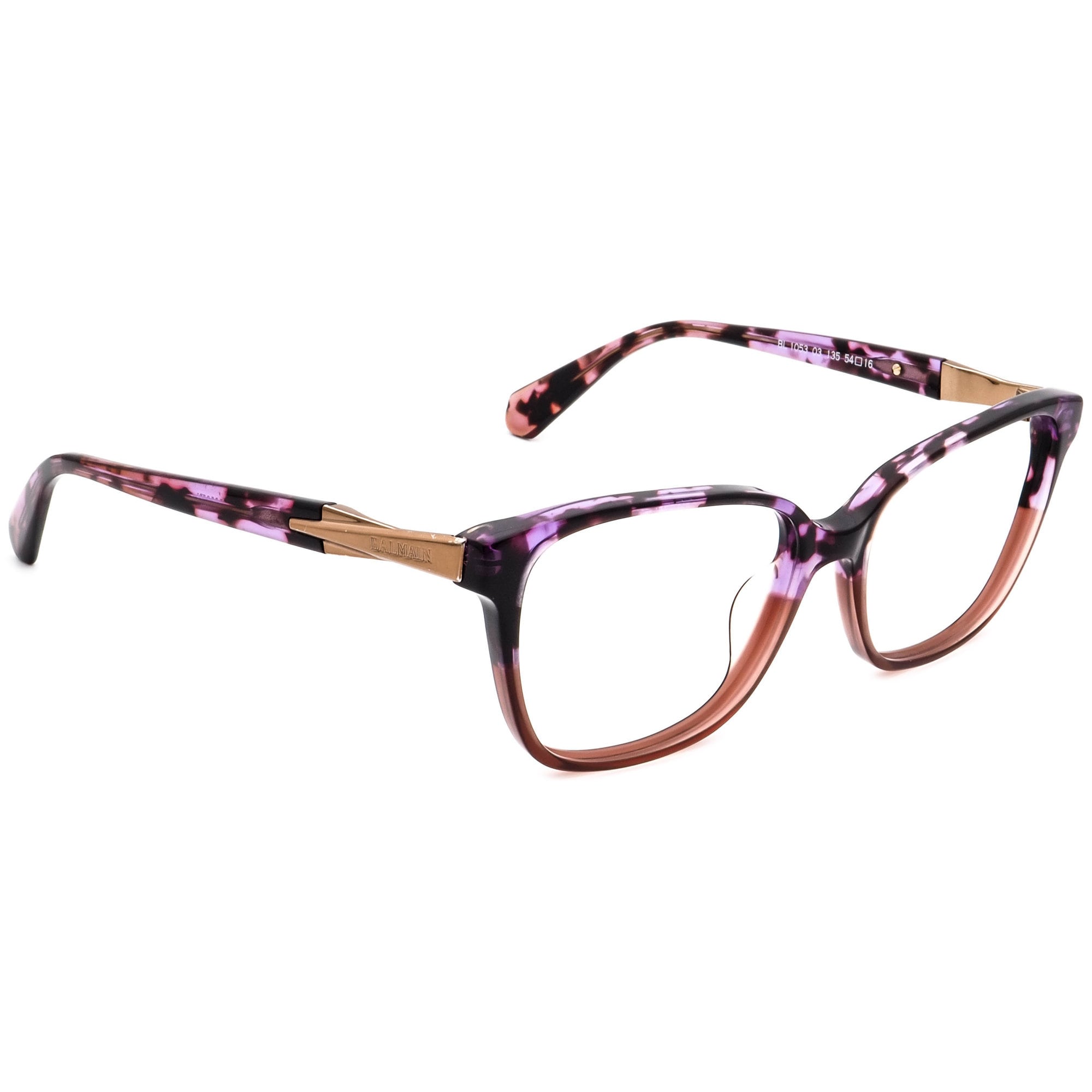 Buy Balmain Eyeglasses BL1053 03 Purple Tortoise Rectangular Frame Online  in India 