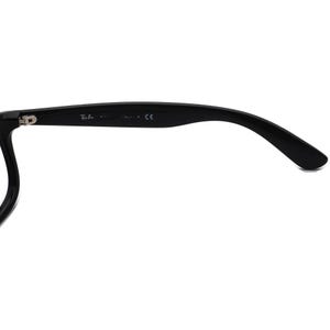 Gafas de sol Ray-Ban Frame Only RB 4202 Andy 6069/71 Negro mate sobre negro pulido Cuadrado Italia 55 mm imagen 8