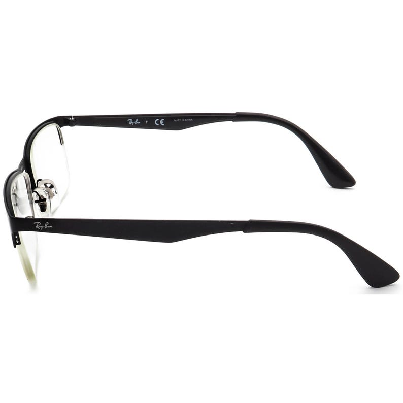 Ray-Ban Men's Eyeglasses RB 6335 2503 Matte Black Half Rim Frame 54[]17 145 image 5