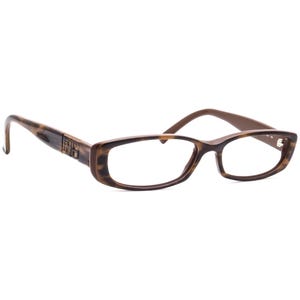 Occhiali da vista da donna Fendi F767 205 con venature del legno marrone, montatura rettangolare, Italia, 52[]15 140