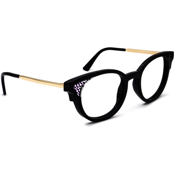 Face A Face Eyeglasses State 1 COL100 Black/Gold … - image 1