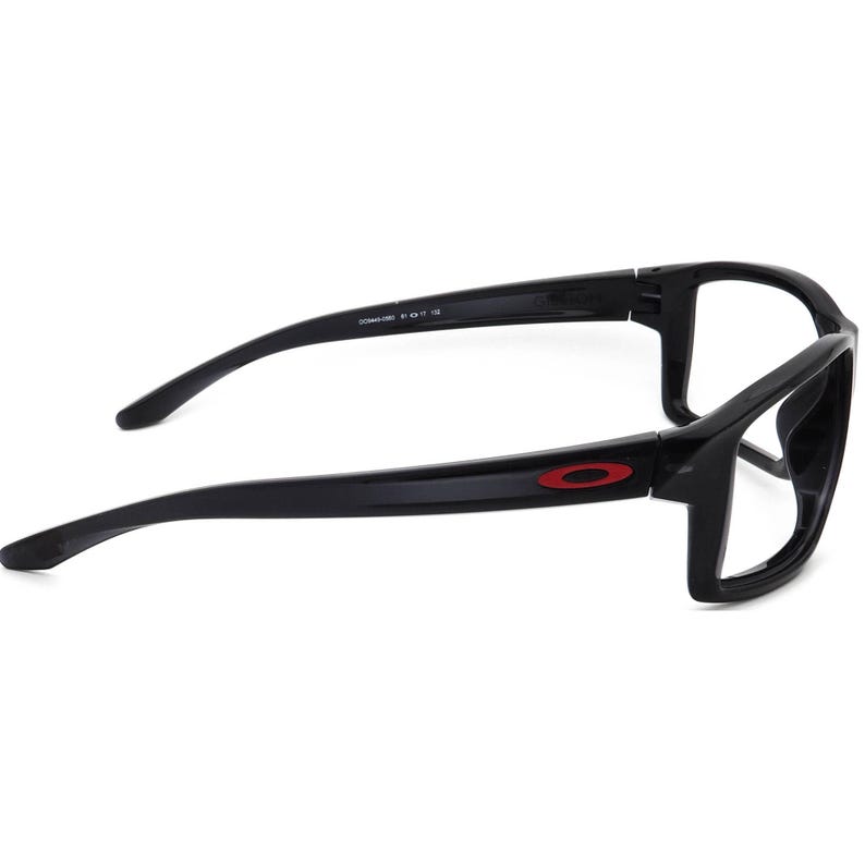 Óculos de Sol Masculinos Oakley Gibston OO9449-0560, Preto Polido, Envolvente, 61 mm imagem 4