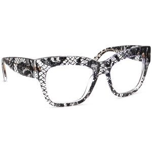 Dolce & Gabbana Sunglasses Frame Only DG 4231 2854 Lace Transparent Italy 54 mm