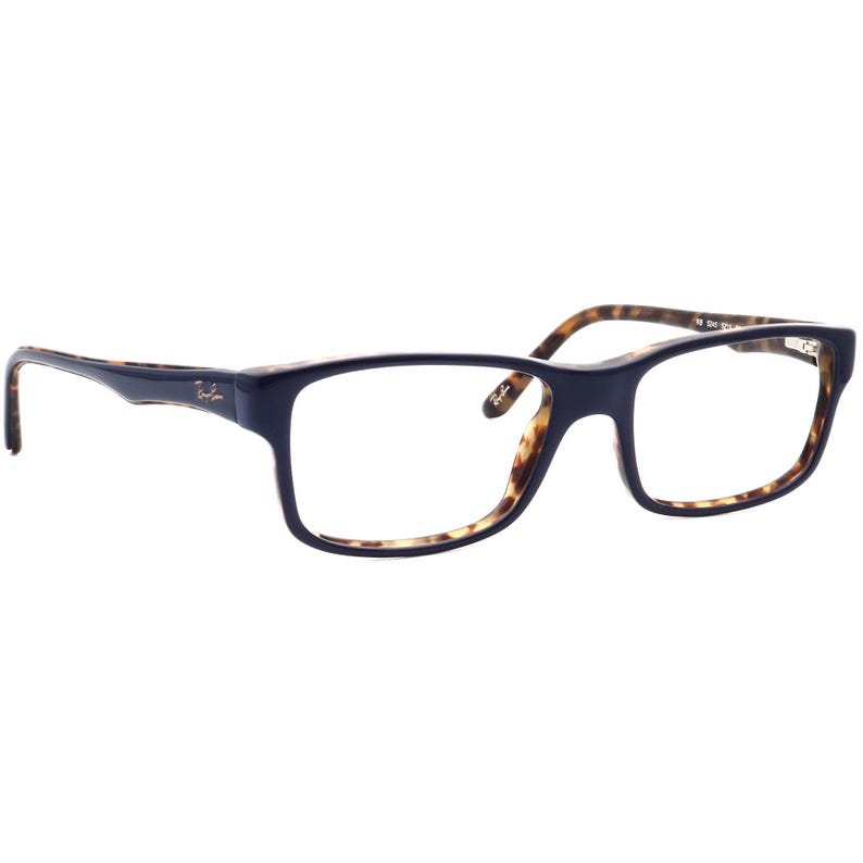 Ray-Ban Eyeglasses RB 5245 5219 Polished Dark Blue on Havana Square Frame 52[]17 140 image 1