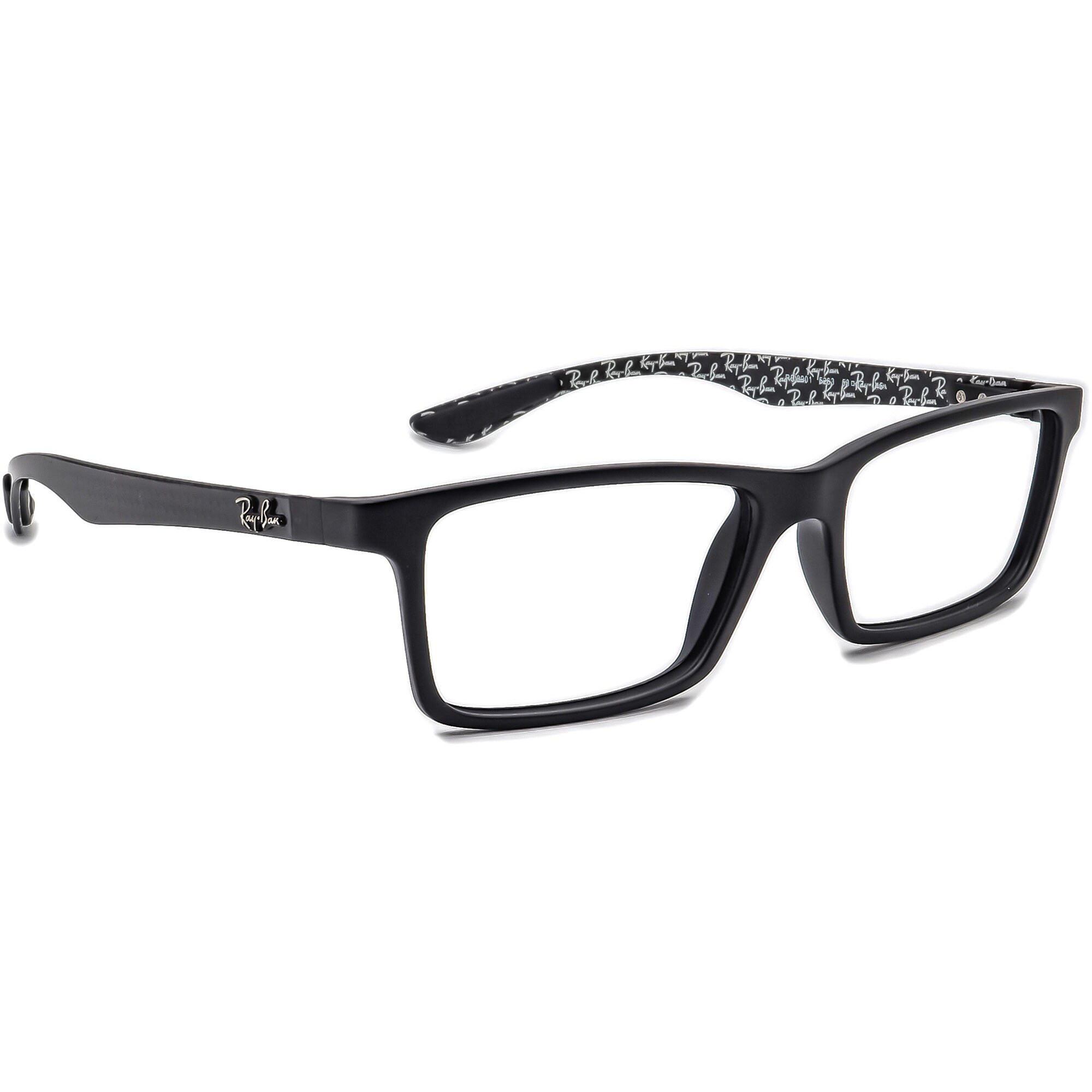 Occhiali Ray-Ban RB 8901 5263 Carbon Fiber Black Rectangular | Etsy Italia