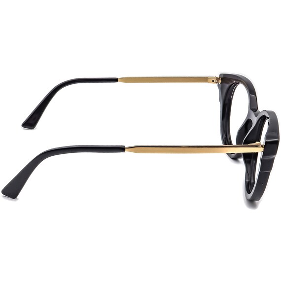 Face A Face Eyeglasses State 1 COL100 Black/Gold … - image 4