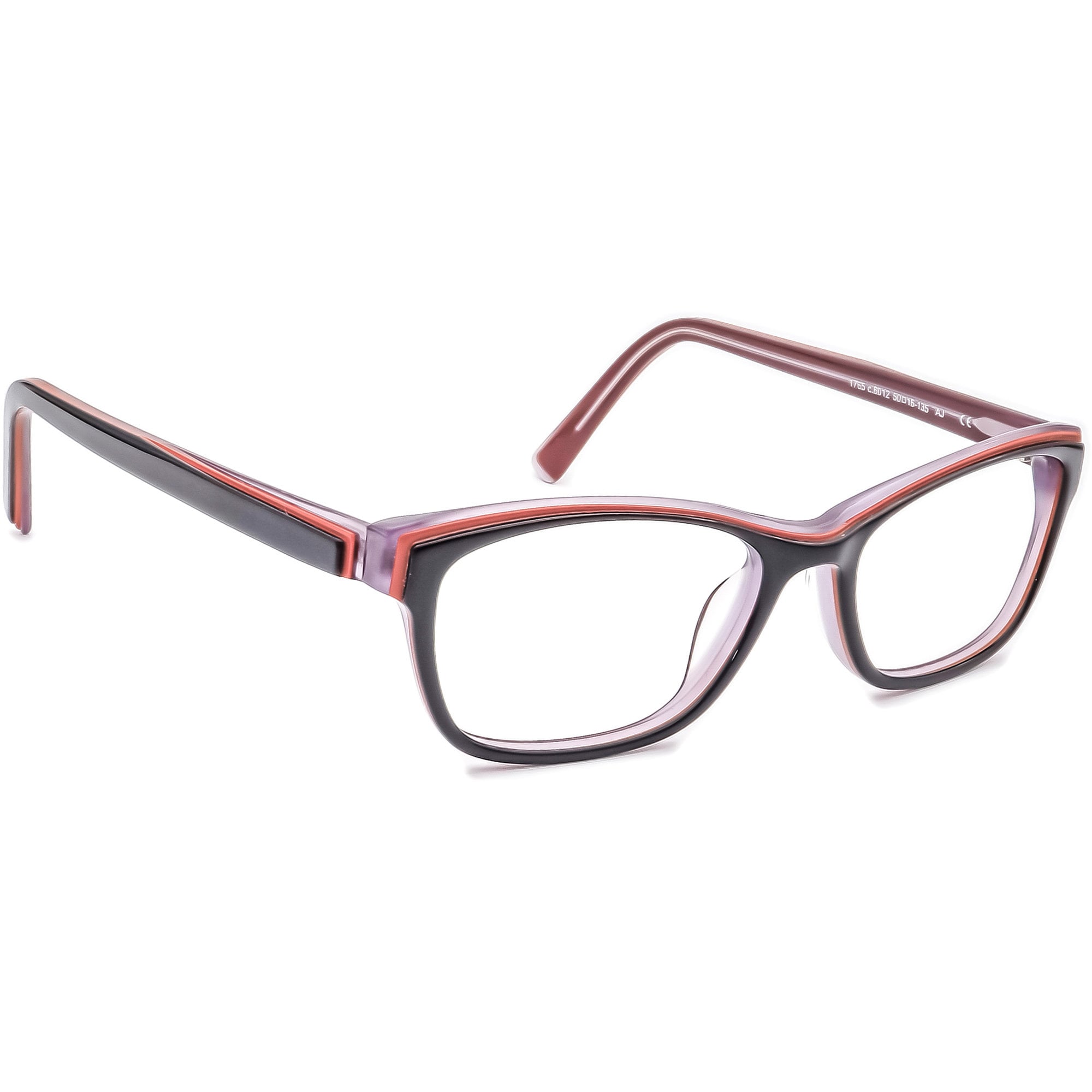 Prodesign Denmark Eyeglasses 1765 Black/Lavender Frame Japan 50[]16  135