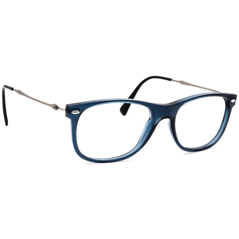 Ray-Ban Sunglasses Frame Only RB 4318 656/55 LightRay Transparent Blue Square Italy 55 mm image 1