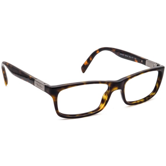 Prada Eyeglasses VPR 02O 2AU-1O1 Havana Rectangul… - image 1