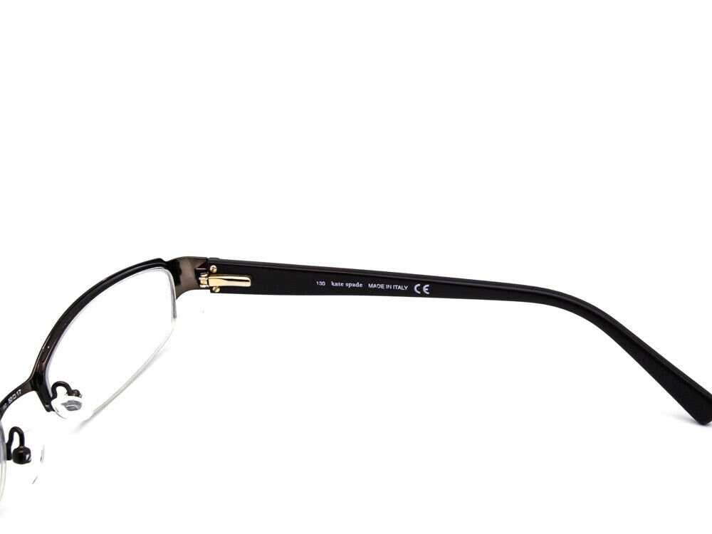 Kate Spade New York Women Eyeglasses Brown Tone Glasses Half Rim Mazie Frame s-l400.jpg main image 4