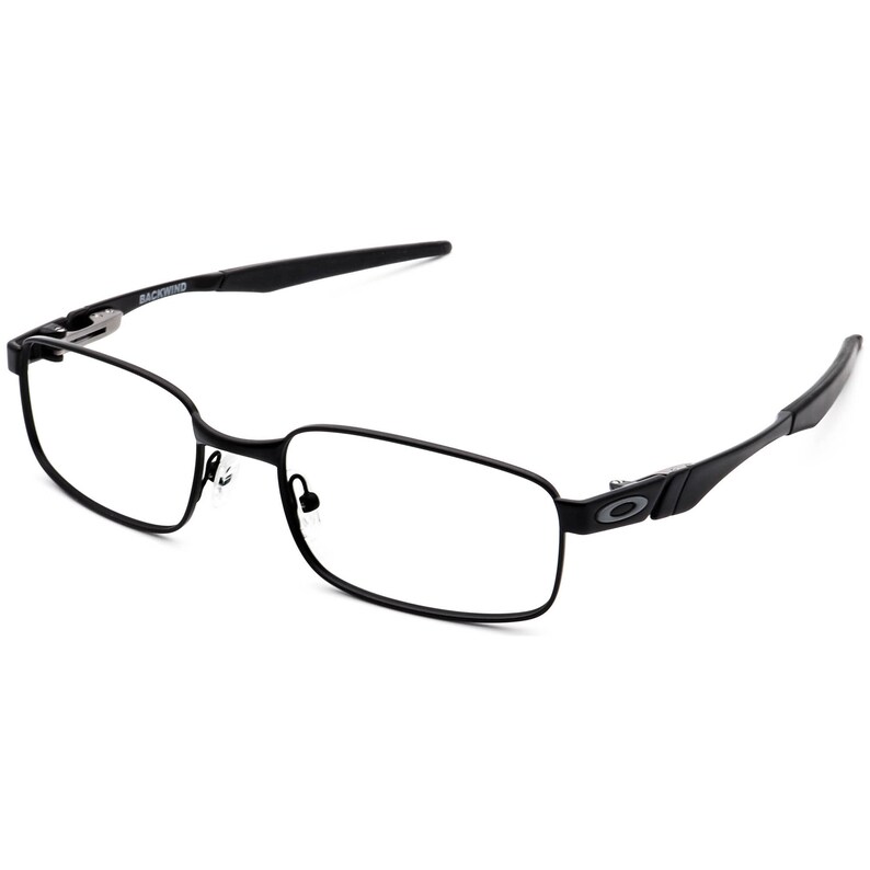 Oakley Eyeglasses OX3164-0353 Backwind Black Rectangular Metal Frame 53[]18 139 image 3