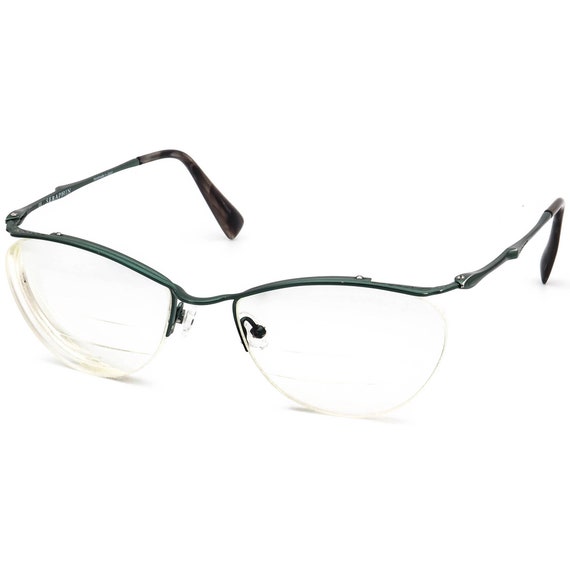 Seraphin Eyeglasses Talia/8619 Green Half Rim Fra… - image 3