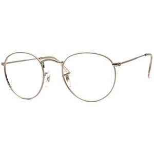 Ray-Ban Sunglasses Frame Only RB 3447 019/30 Matte Silver Round Metal Italy 50 mm image 3
