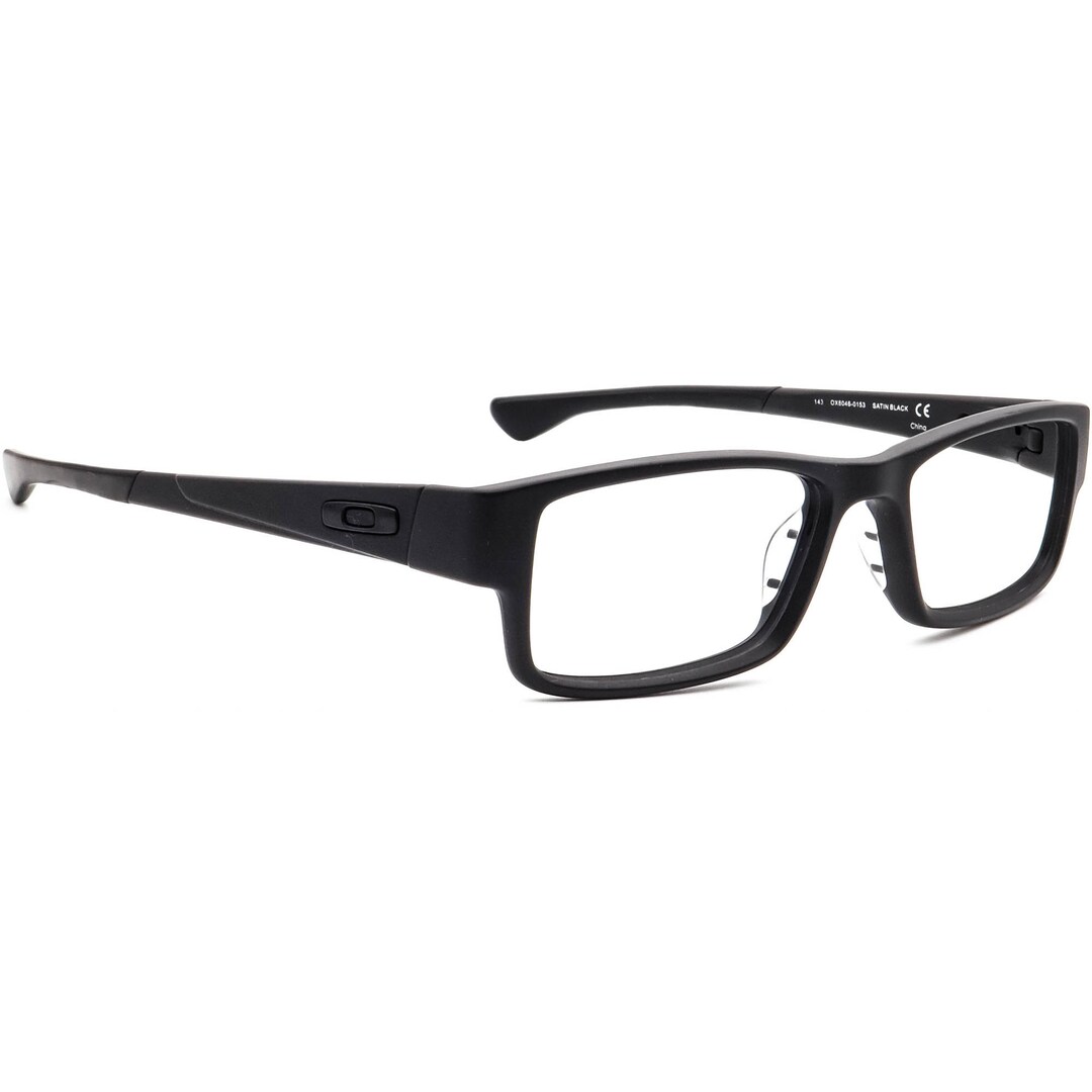 Oakley Men's Eyeglasses OX80460153 Airdrop Satin Black Etsy