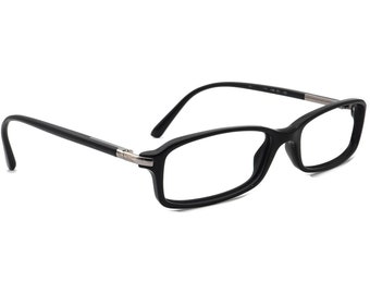 Prada Eyeglasses VPR 17G 1AB-1O1 Black Rectangular Frame Italy 52[]18 140