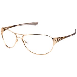Oakley Women's Sunglasses Frame Only Restless Polished Gold Aviator Metal 60 mm image 3