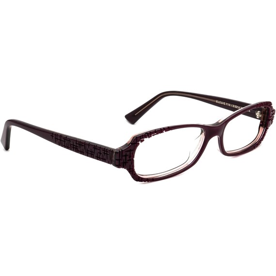 Jean Lafont Eyeglasses Elegie 719 Purple Rectangu… - image 1