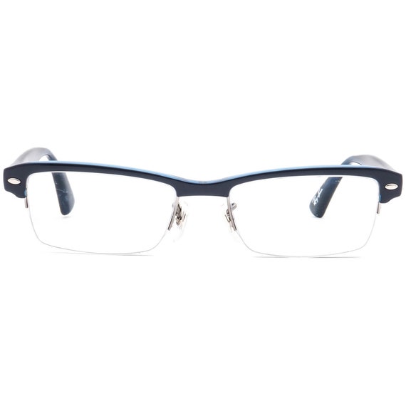 Ray-Ban Eyeglasses RB 7014 5246 Blue Half Rim Fra… - image 2