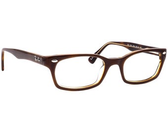 Ray-Ban Eyeglasses RB 5150 2019 Polished Brown Rectangular Frame 50[]19 135
