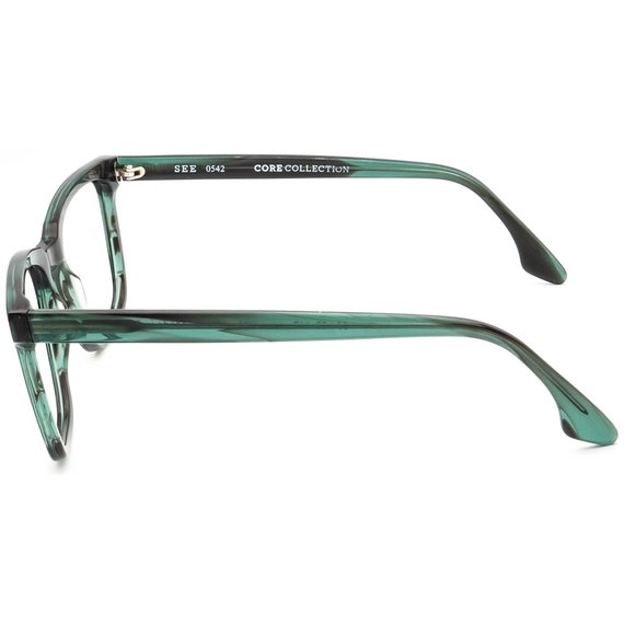 See Eyewear Eyeglasses 0542 C25 Striped Green Squ… - image 5