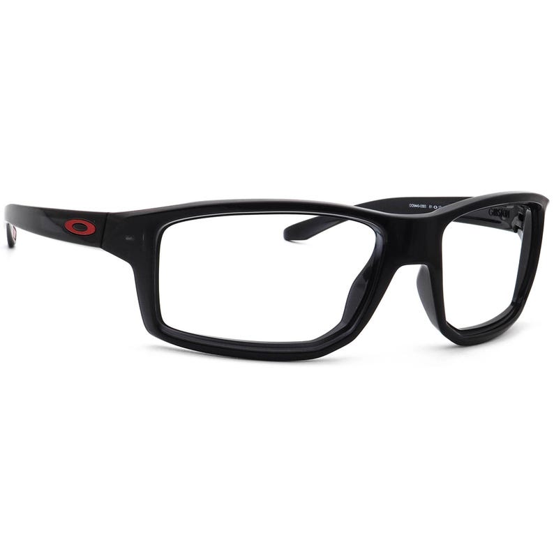 Óculos de Sol Masculinos Oakley Gibston OO9449-0560, Preto Polido, Envolvente, 61 mm imagem 1