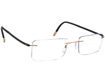 Silhouette Eyeglasses 5476 20 6053 5479 Fusion Matte Gold/Black Rimless Frame Austria 55[]21 150