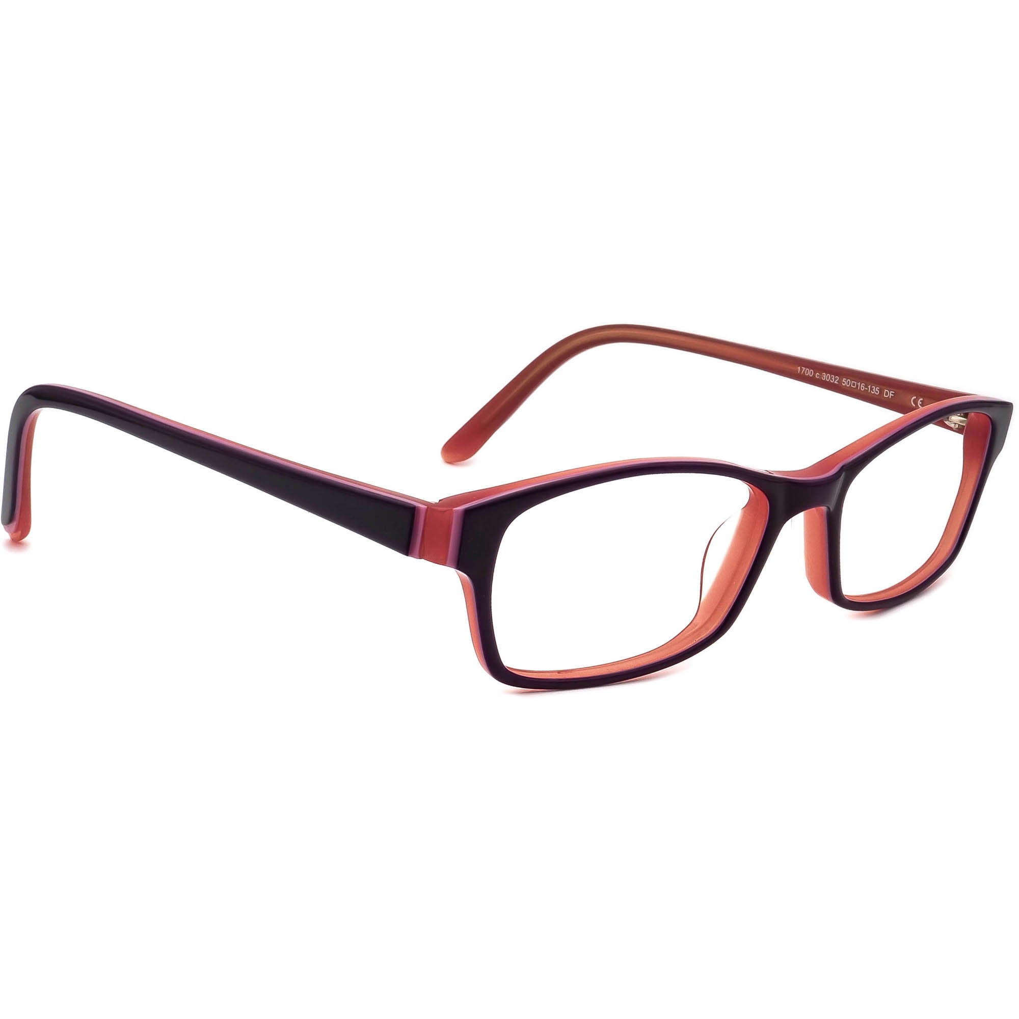Prodesign Denmark Eyeglasses 1700 Purple/peach Frame Japan