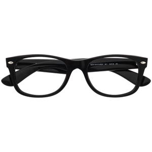 Ray-Ban Sunglasses Frame Only RB 2132 New Wayfarer 901 Polished Black Square Italy 52 mm image 6