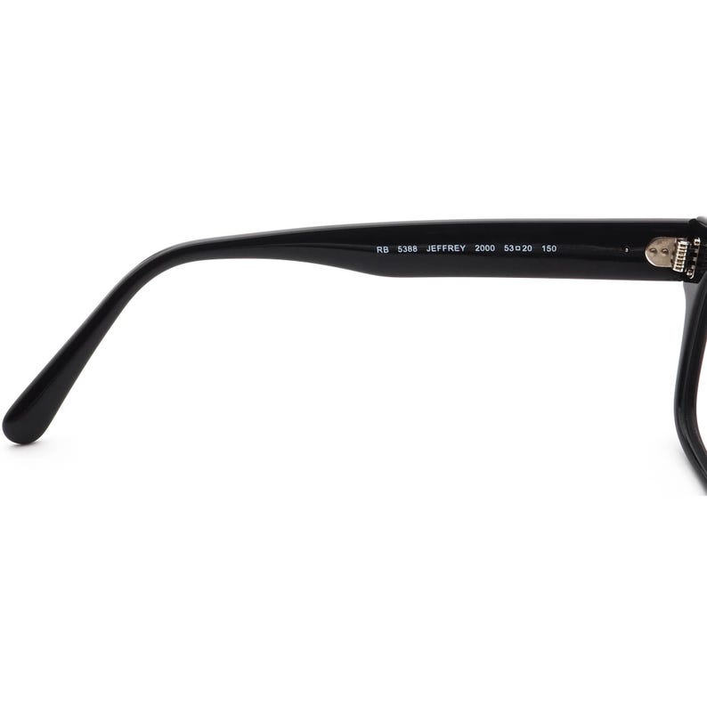 Ray-Ban Eyeglasses RB 5388 Jeffrey 2000 Polished Black Square Frame 53[]20 150 image 7