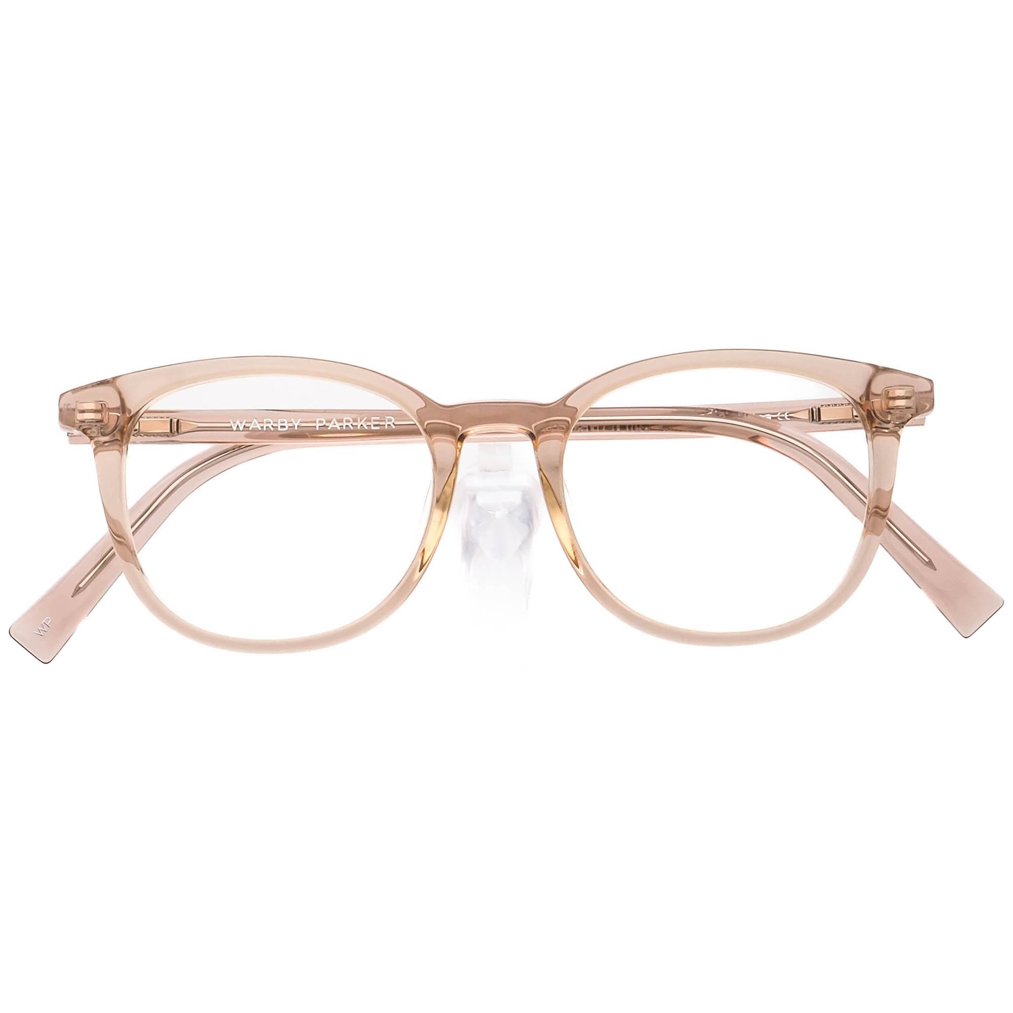 Warby Parker Eyeglasses Durand N 668 Rose Water Rounded  display picture 1