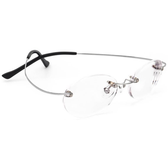 Charmant Eyeglasses Silver Rimless Metal Frame 46[]16… Gem
