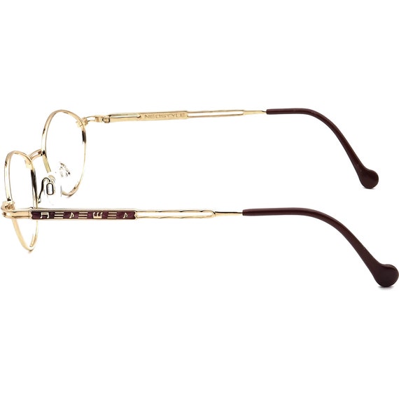 Neostyle Women's Eyeglasses 403 Gold Oval Metal F… - image 5