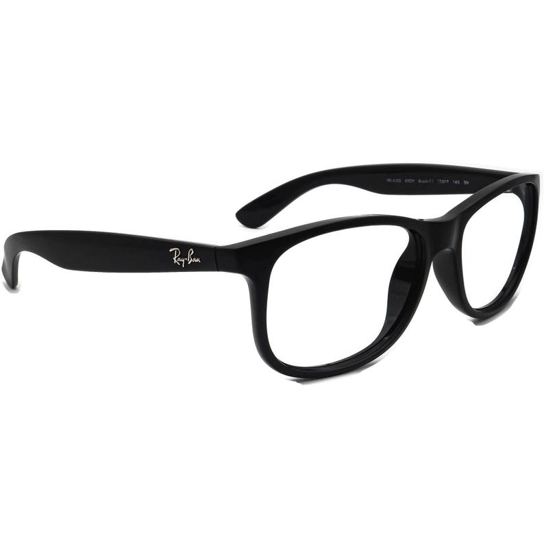 Gafas de sol Ray-Ban Frame Only RB 4202 Andy 6069/71 Negro mate sobre negro pulido Cuadrado Italia 55 mm imagen 1
