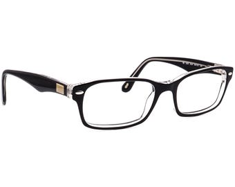 Ray-Ban-bril RB 5206 2034 Gepolijst zwart op helder rechthoekig montuur 54[]18 145
