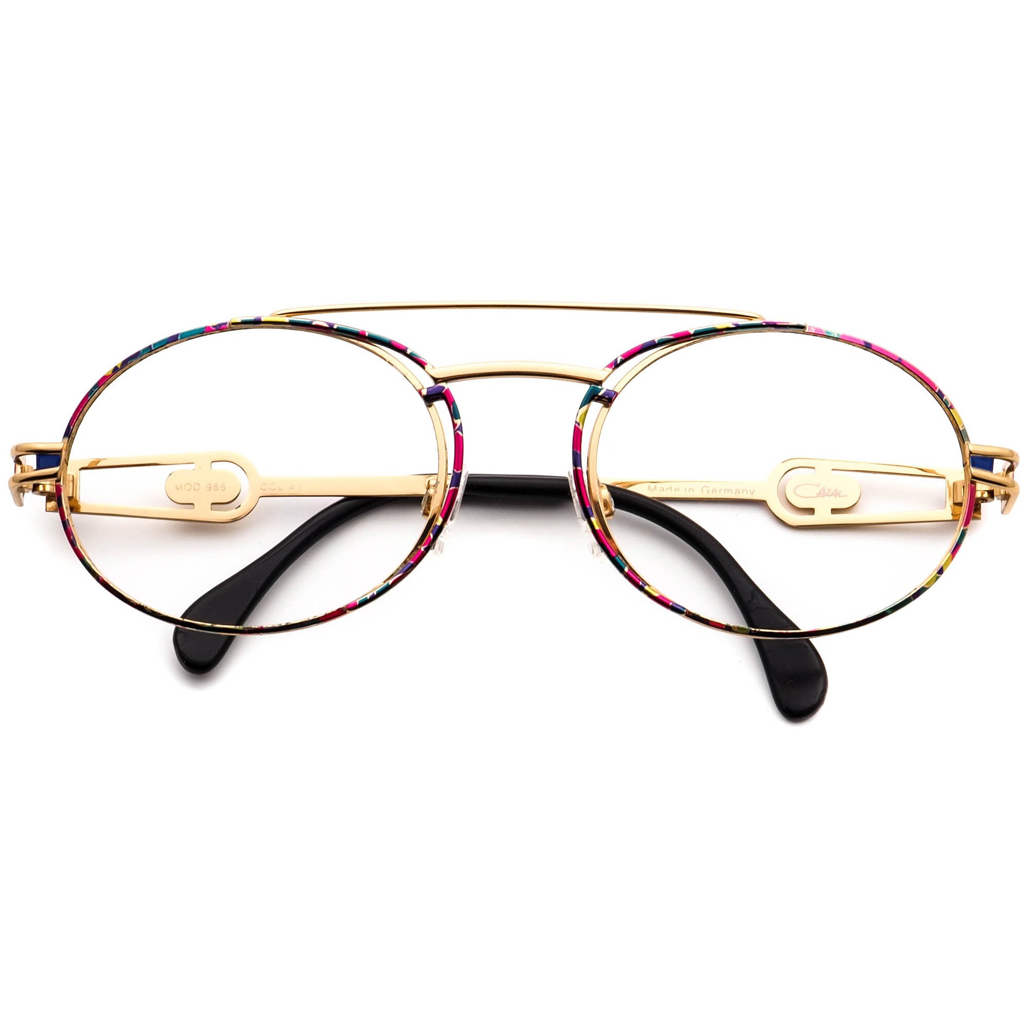 カザール サングラス フレームのみ MOD.965 COL431 ゴールド&マルチ