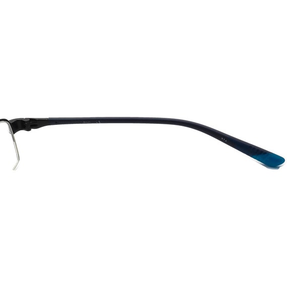 Nike Eyeglasses Black/Blue Half Rim Frame 53[]21 … - image 10