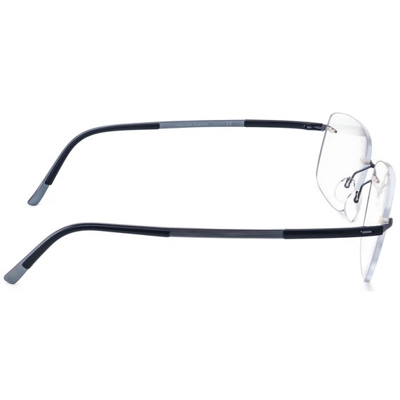 Silhouette Eyeglasses 5416 40 6060 Titan Blue Rim… - image 4