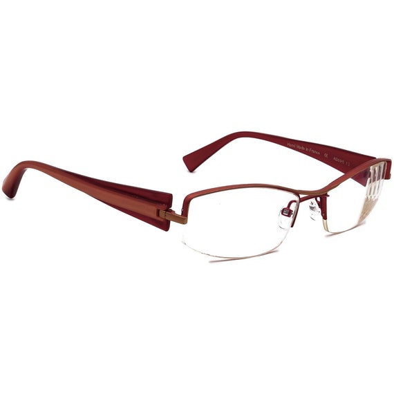 Alain Mikli Eyeglasses A0695.12 Red&Orange Half R… - image 1