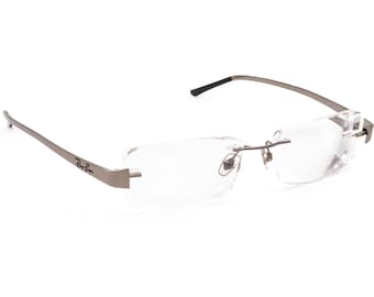 Ray-Ban Eyeglasses RB 8583 1000 Gunmetal Rimless Frame 51[]17 140