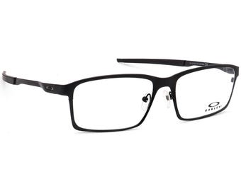 Oakley Herren Brillenfassung Base Plane OX3232-0156 Satin Schwarz Viereck Metallrahmen 56[]17 145
