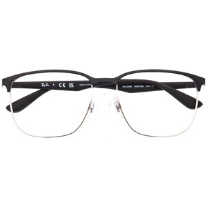 Okulary przeciwsłoneczne Ray-Ban, tylko oprawki RB 3569 9004/8G, czarno-srebrne, kwadratowe, metalowe, 59 mm zdjęcie 6
