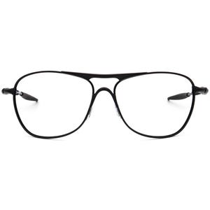 Oakley Men's Sunglasses Frame Only Crosshair Satin Black Aviator Metal 61 mm image 2